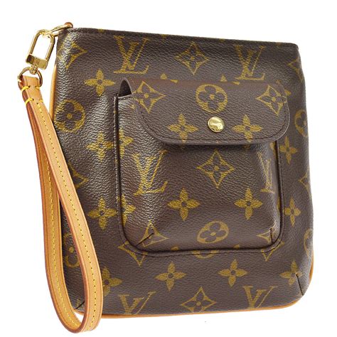 louis vuitton monogram pouch with strap|louis vuitton pouch wristlet.